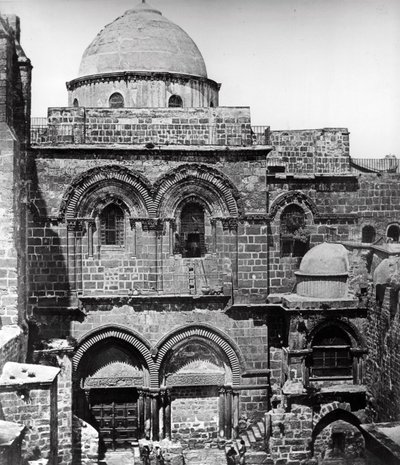 Die Kirche vom Heiligen Grab, 1857 von Felice Beato