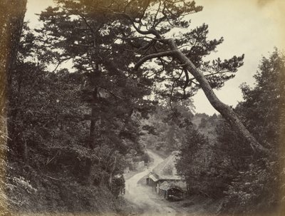 Blick auf die Tokaido-Straße von Felice Beato