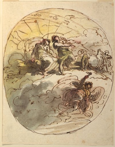 Phaeton verabschiedet sich von Apollo von Felice Giani