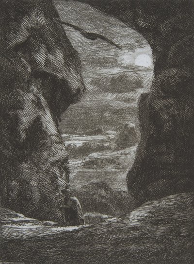 Adieu aux Karpatz, 1857 von Felix Bracquemond