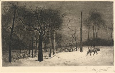 Winter von Felix Bracquemond