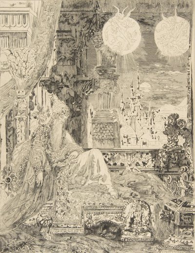 Der Traum eines Bewohners von Mogol von Felix Bracquemond