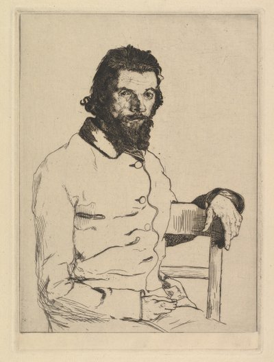 Porträt von Charles Meryon von Felix Bracquemond