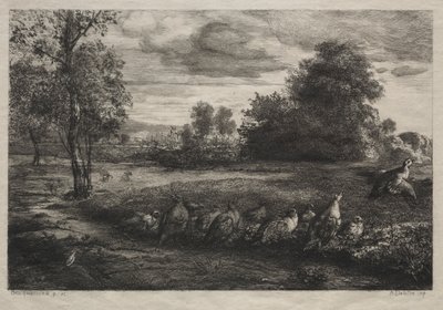 Der Ruf zur Ordnung, 1859 von Felix Bracquemond