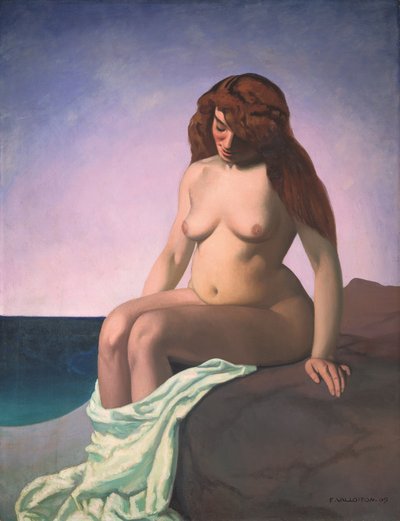 Badende am Felsen, 1909 von Felix Edouard Vallotton