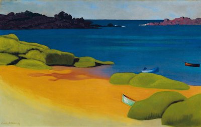 Bucht bei Tregastel, 1917 von Felix Edouard Vallotton