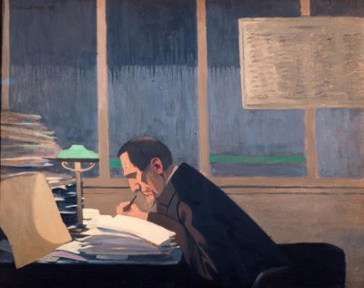 Felix Feneon bei der Revue Blanche von Felix Edouard Vallotton