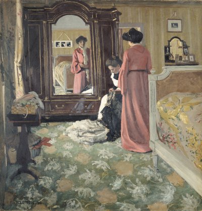 Innenraum von Felix Edouard Vallotton