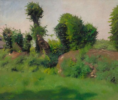 La haie, Honfleur, 1909 von Felix Edouard Vallotton