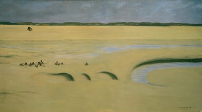 Das Tal, Gewitterhimmel von Felix Edouard Vallotton