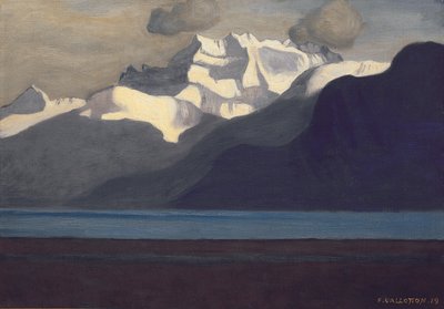 Lac Léman und Les Dents-du-Midi, 1919 von Felix Edouard Vallotton