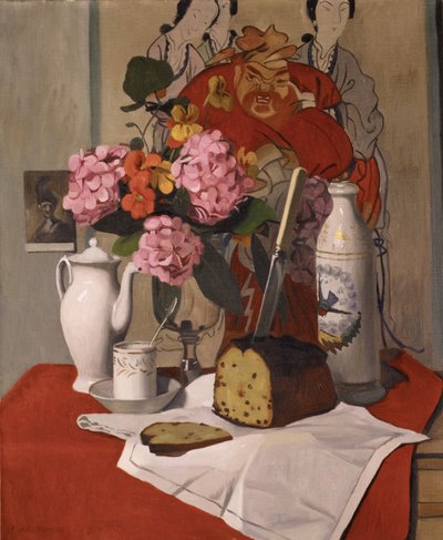 Stillleben mit Blumen, 1925 von Felix Edouard Vallotton