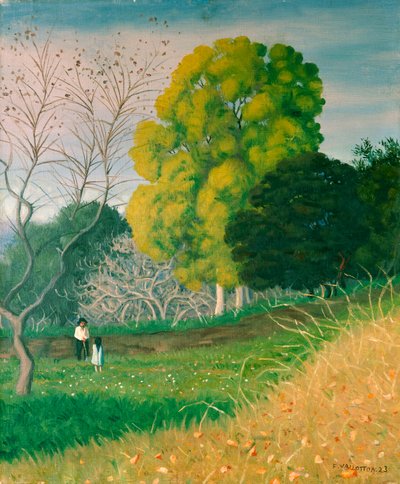 Der grüne Baum, Cagnes, 1924 von Felix Edouard Vallotton
