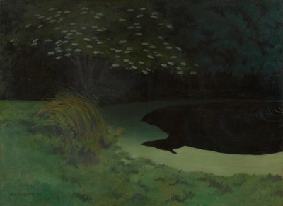 Der Teich Honfleur von Felix Edouard Vallotton