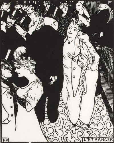 Der Fremde, 1894 von Felix Edouard Vallotton