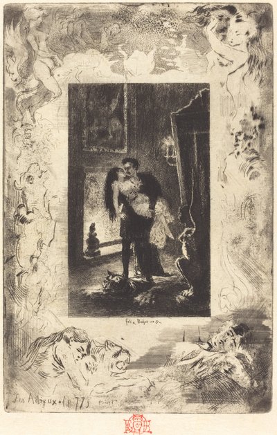 Les Adieux von Felix Hilaire Buhot