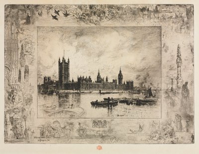 Westminster-Platz von Felix Hilaire Buhot
