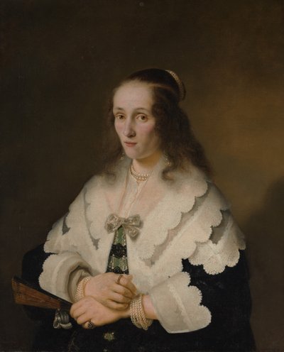 Porträt einer Frau von Ferdinand Bol