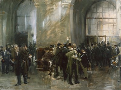 An der Börse von Ferdinand Brutt