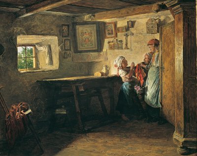 Der alte Kasten von Ferdinand Georg Waldmuller