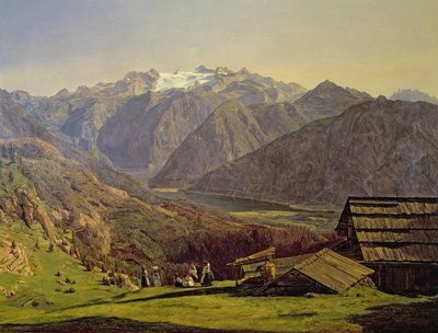 Hallstätter See von Ferdinand Georg Waldmuller