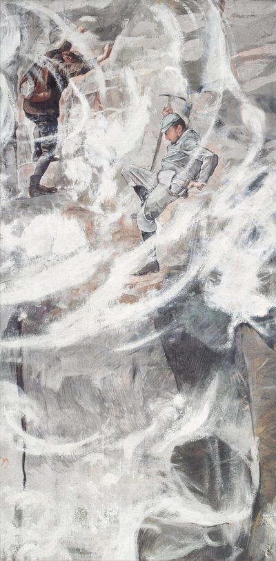 Der Aufstieg, 1894 von Ferdinand Hodler