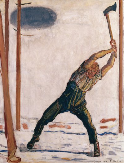 Der Holzfäller von Ferdinand Hodler