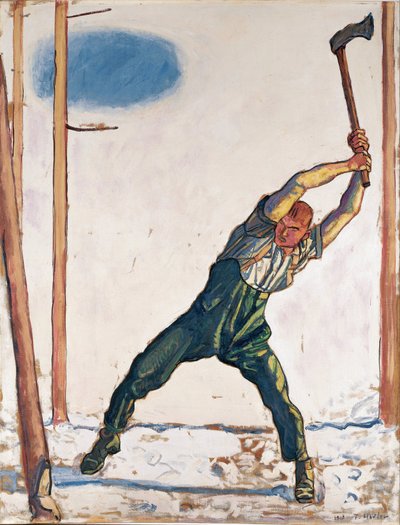 Der Holzfäller von Ferdinand Hodler