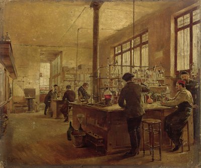 Das Labor, 1887 von Ferdinand Joseph Gueldry