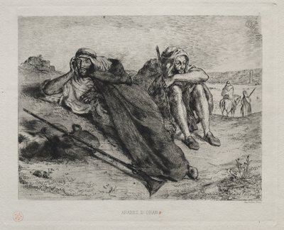 Araber von Oran von Ferdinand Victor Eugene Delacroix