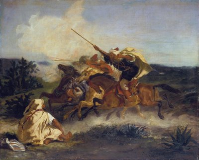 Arabische Fantasie von Ferdinand Victor Eugene Delacroix