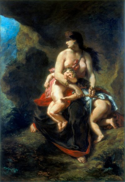 Medea von Ferdinand Victor Eugene Delacroix