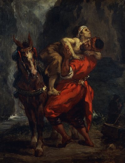 Der barmherzige Samariter von Ferdinand Victor Eugene Delacroix