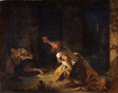Der Gefangene von Chillon von Ferdinand Victor Eugene Delacroix