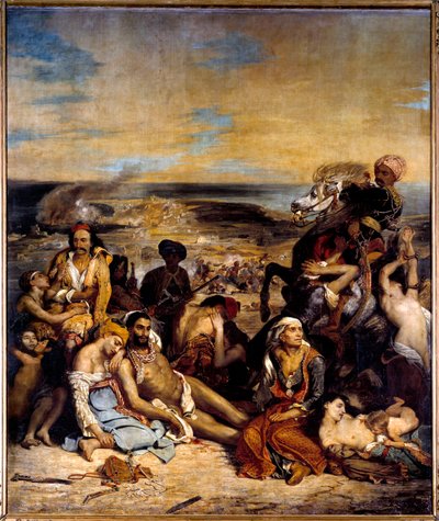 Das Massaker von Chios von Ferdinand Victor Eugene Delacroix