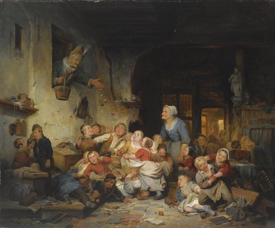 Die Dorfschule von Ferdinand de Braekeleer the Elder