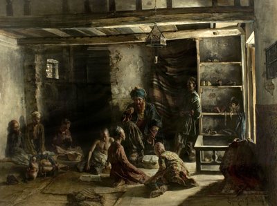 Eine orientalische Schule von Ferencz Frans Eisenhut