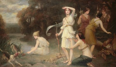 Diana und ihre Dienerinnen von Fernand Le Quesne