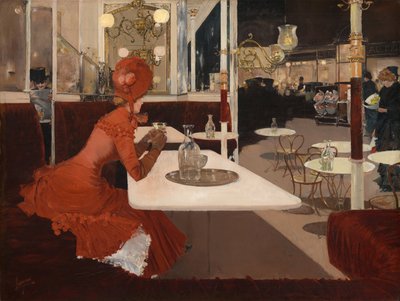 Im Café von Fernand Lungren