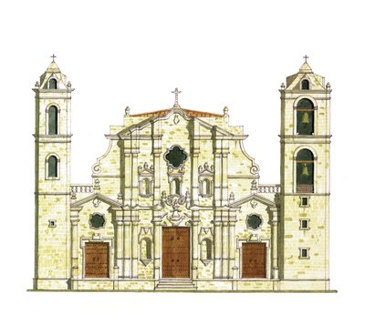 Kathedrale von La Habana, Kuba von Fernando Aznar Cenamor
