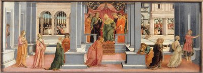 Esther vor Ahasverus, 1478-1480 von Filippino Lippi