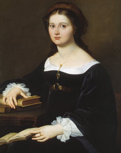 Porträt von Costanza Monti Perticari, 1819-1821 von Filippo Agricola
