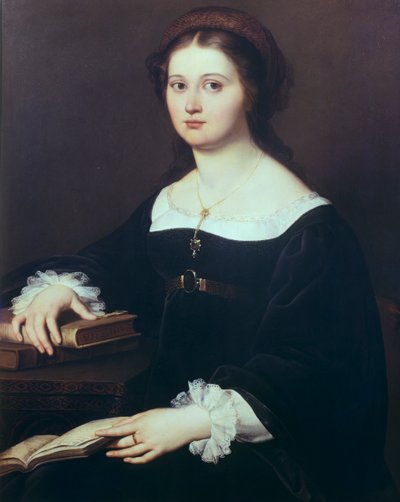Porträt von Costanza Perticari Monti von Filippo Agricola