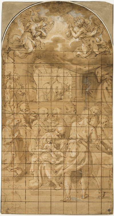 Anbetung des Christkindes von Filippo Bellini