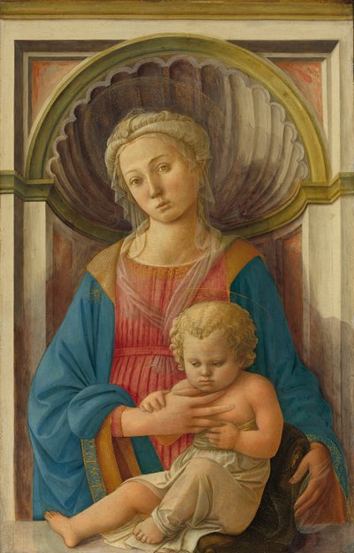 Madonna mit Kind, ca. 1440 von Filippo Lippi