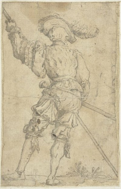 Krieger von hinten gesehen von Filippo Napoletano