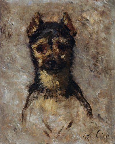 Hundekopf von Filippo Palizzi