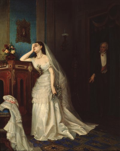Nach der Hochzeit, 1874 von Firs Sergeevich Zhuravlev