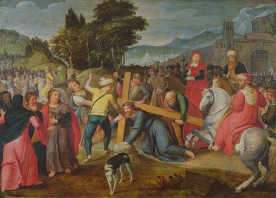 Kreuztragung von Flemish School