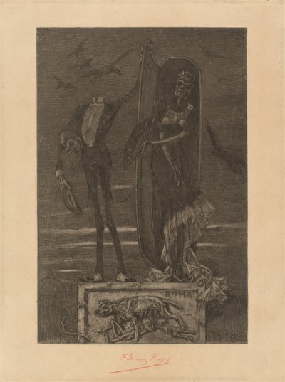 Le Vice suprême: Frontispiz von Félicien Rops